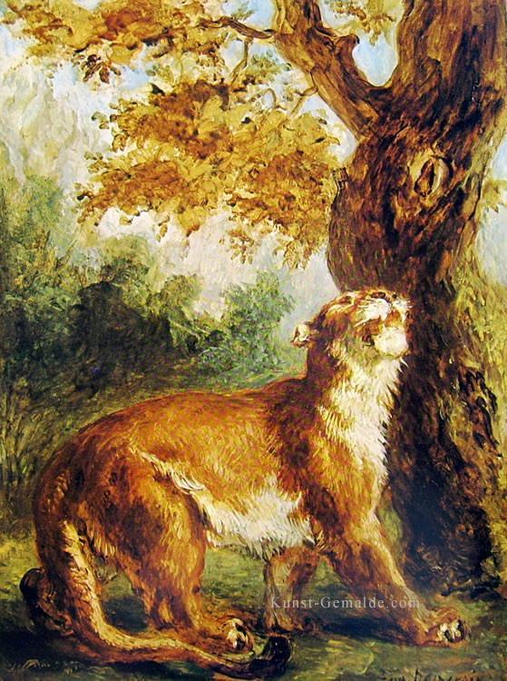 puma 1859 Eugene Delacroix Ölgemälde